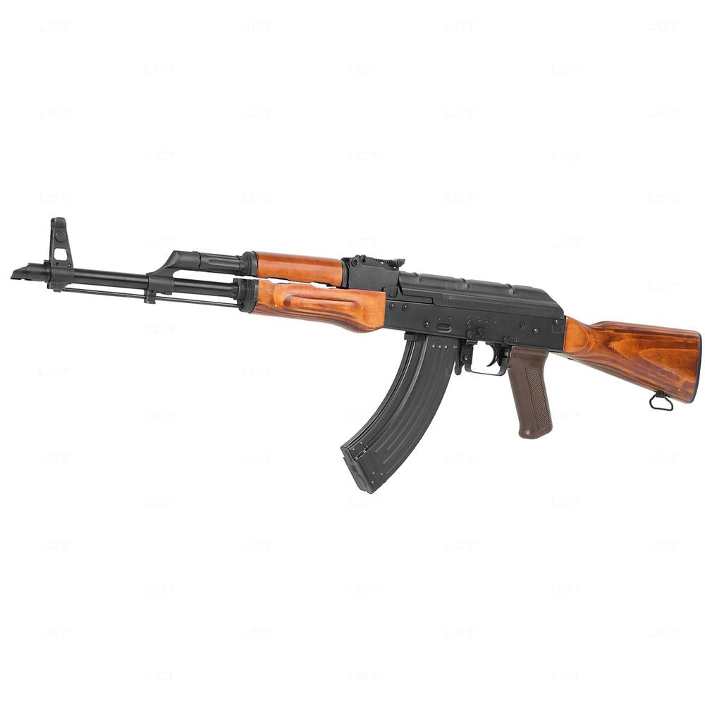 LCKM AEG electric gun, real wood