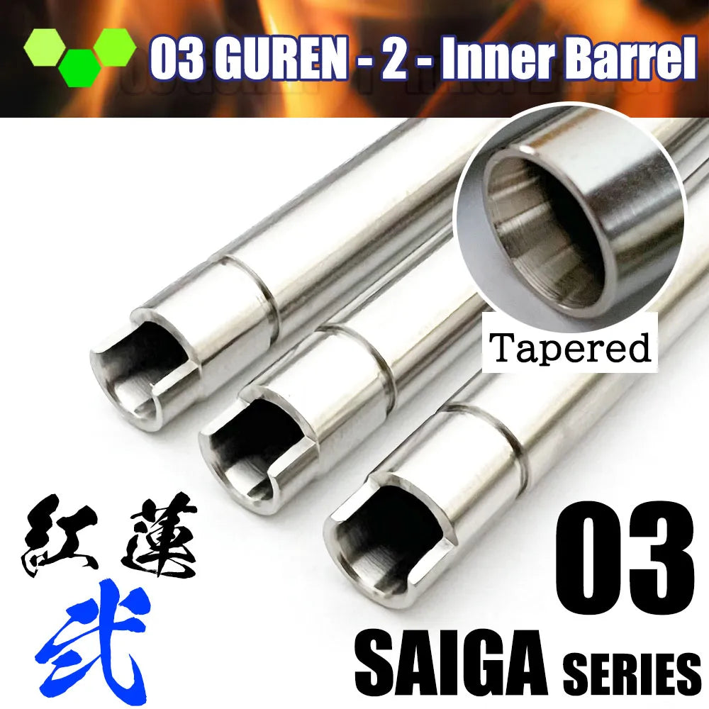 Vinci Guren 2 6.03 precision barrel TM Saiga-12 SBS 200mm, 3pcs