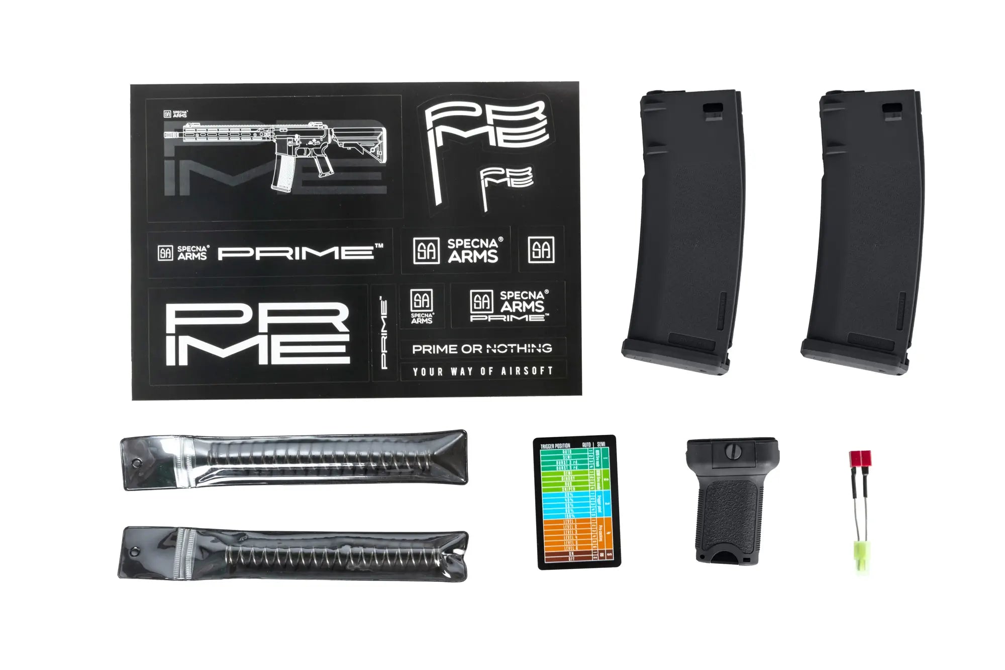 Specna Arms RRA SA-P12 PRIME™ HAL™ ETU electric gun with brushless motor, light-ops stock