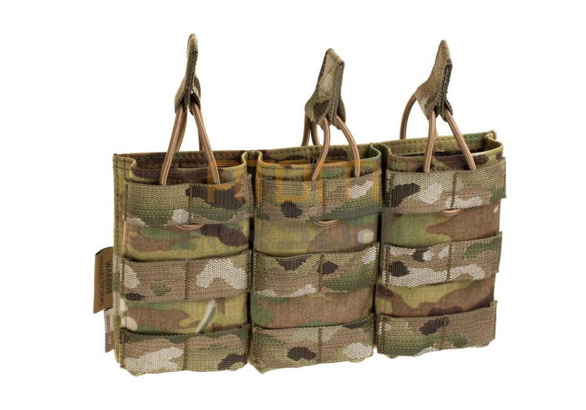 AR 5.56mm open top magazine pouch for three magazines - MultiCam