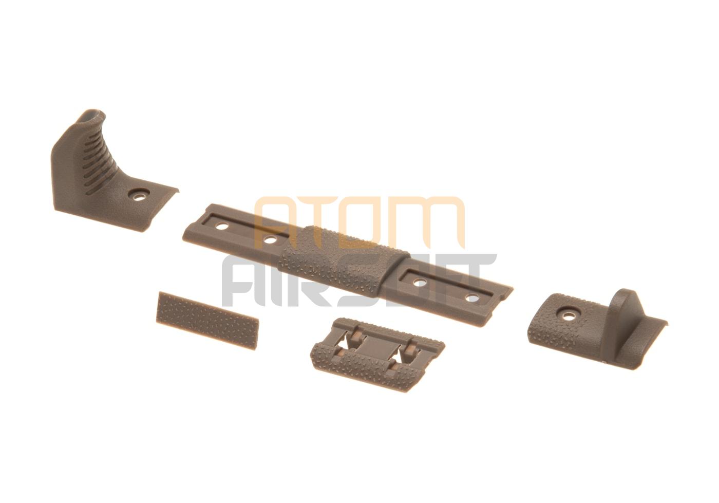 M-LOK & Keymod "Hand Stop Kit", rail panel - dark earth