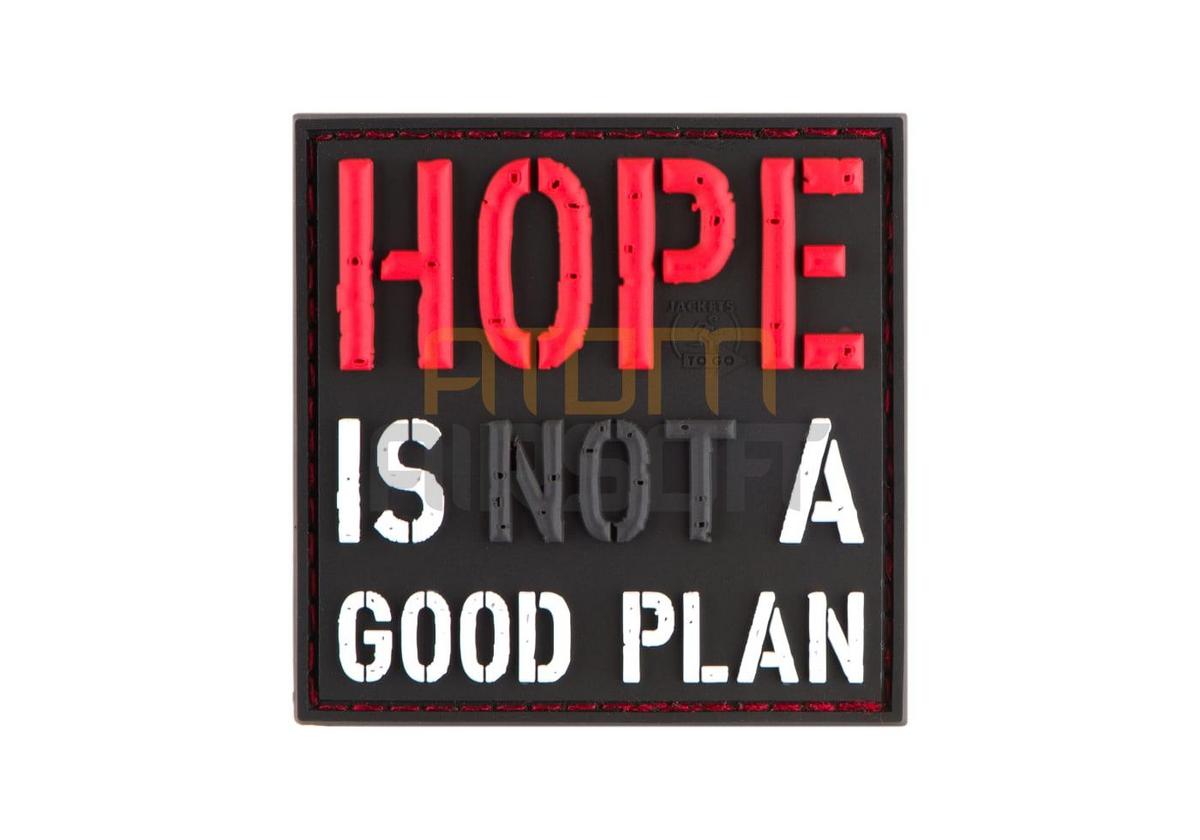 "HOPE" PVC velcromerkki