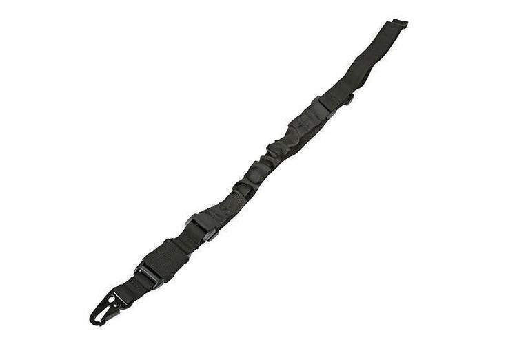 Flexible 1-point sling with quick release - black