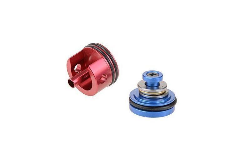 Piston head and cylinder head, version 2