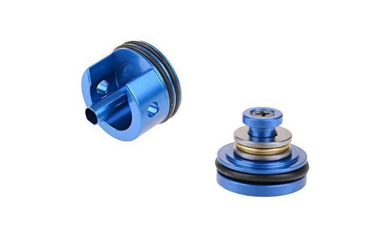 Piston head and cylinder head, version 3