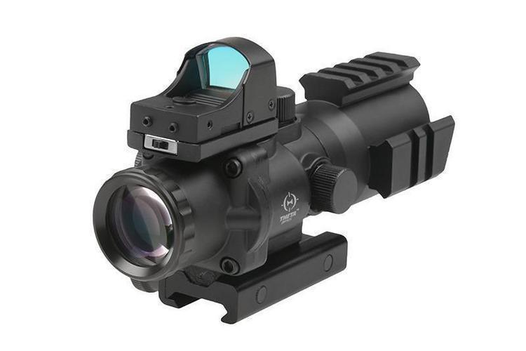 Rhino 4X32 riflescope + Micro red dot sight