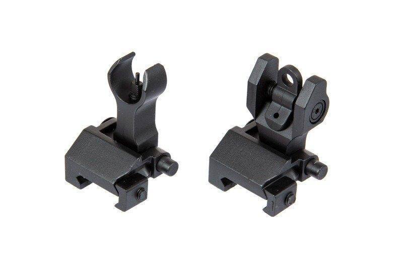 Flip-up front and rear sight - black