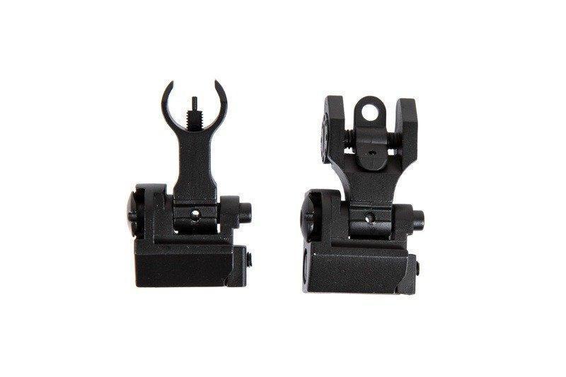 Flip-up front and rear sight - black