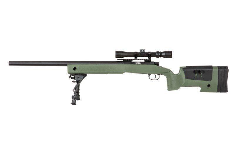 SA-S02 CORE™ sniper rifle with scope and forelegs - olive