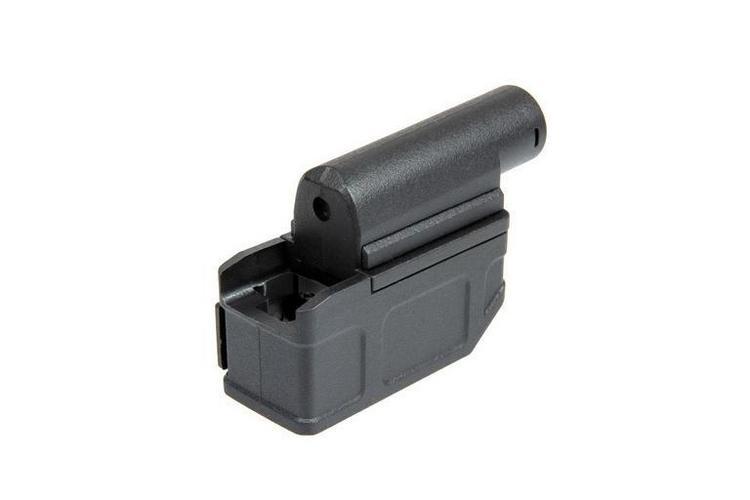 M4/M16 magazine adapter for airsoft shotgun - black