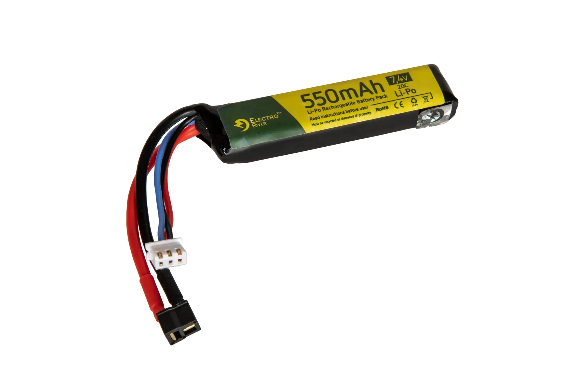 LiPo 7,4V 550mAh 20C AEP-MOSFET akku