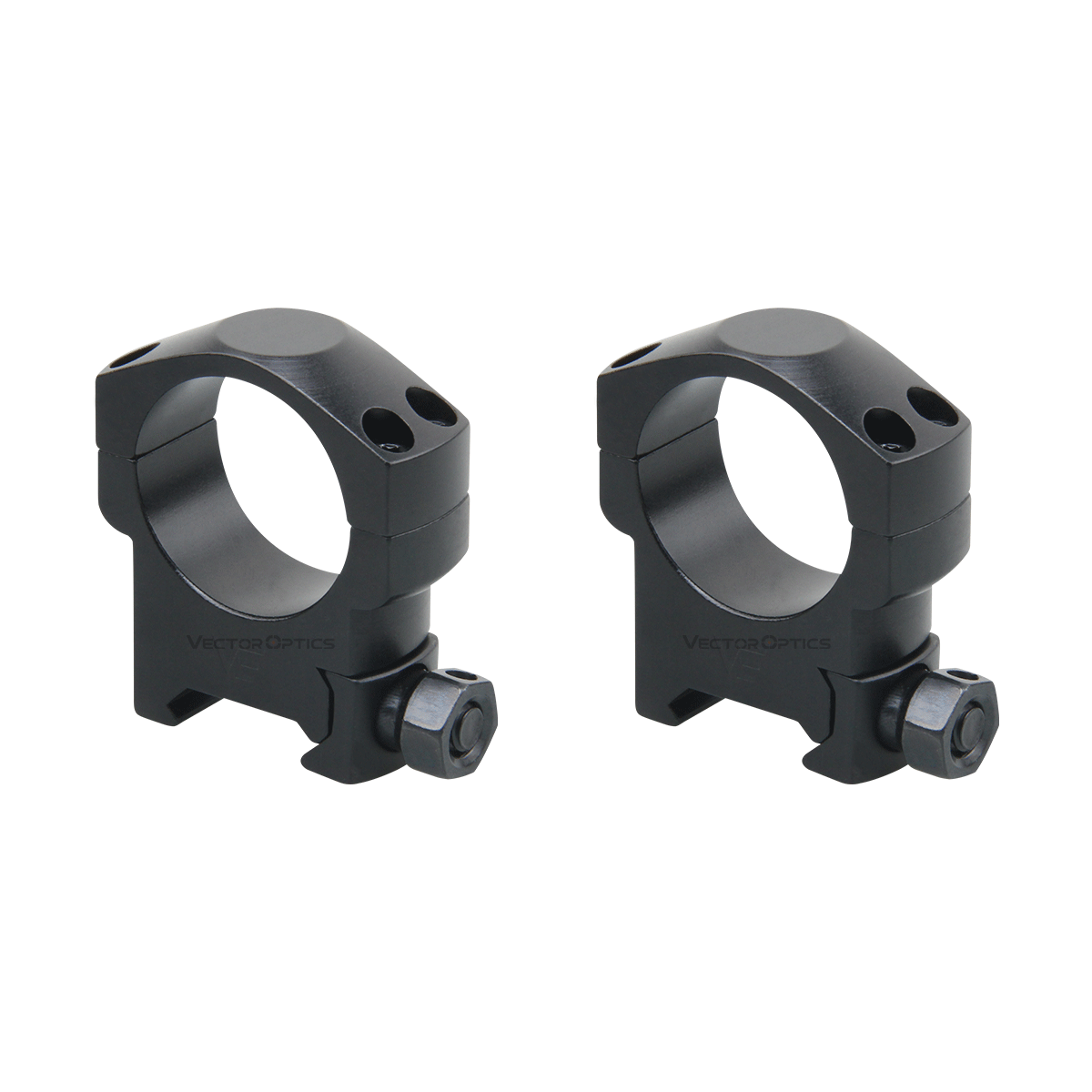 30mm keskikorkeat kiväärin tähtäinrenkaat