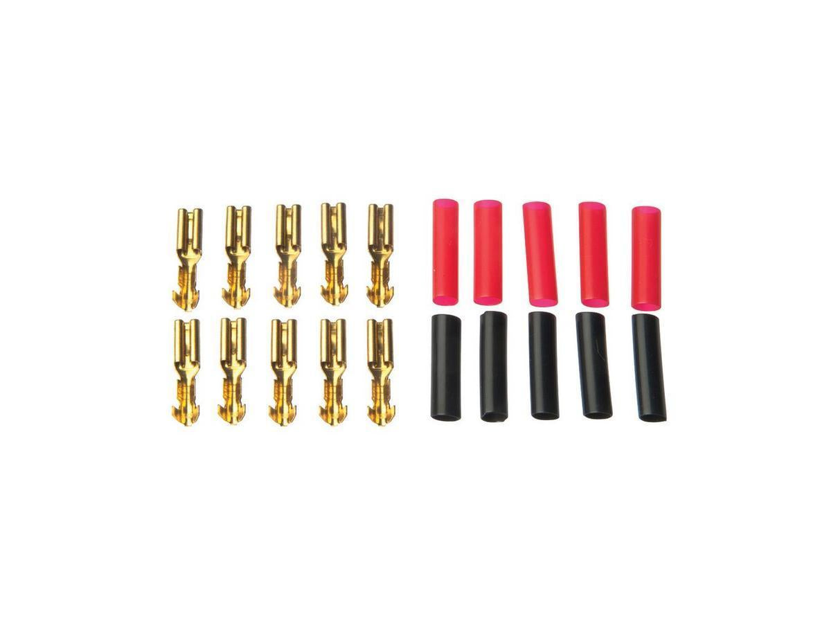 Gold-plated motor connectors, 10pcs