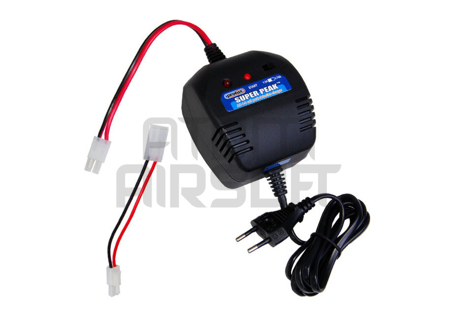 Super Peak NiCd/NiMH automatic charger, mini and large connector (mini/large tamiya)