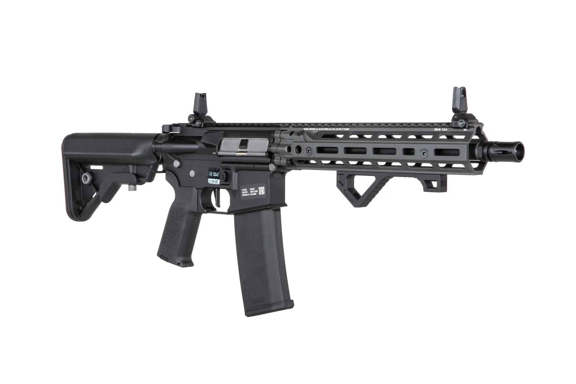 Daniel Defense® SA-E27 RISIII 10.5'' EDGE™ HAL ETU™ sähköase - Chaos Grey