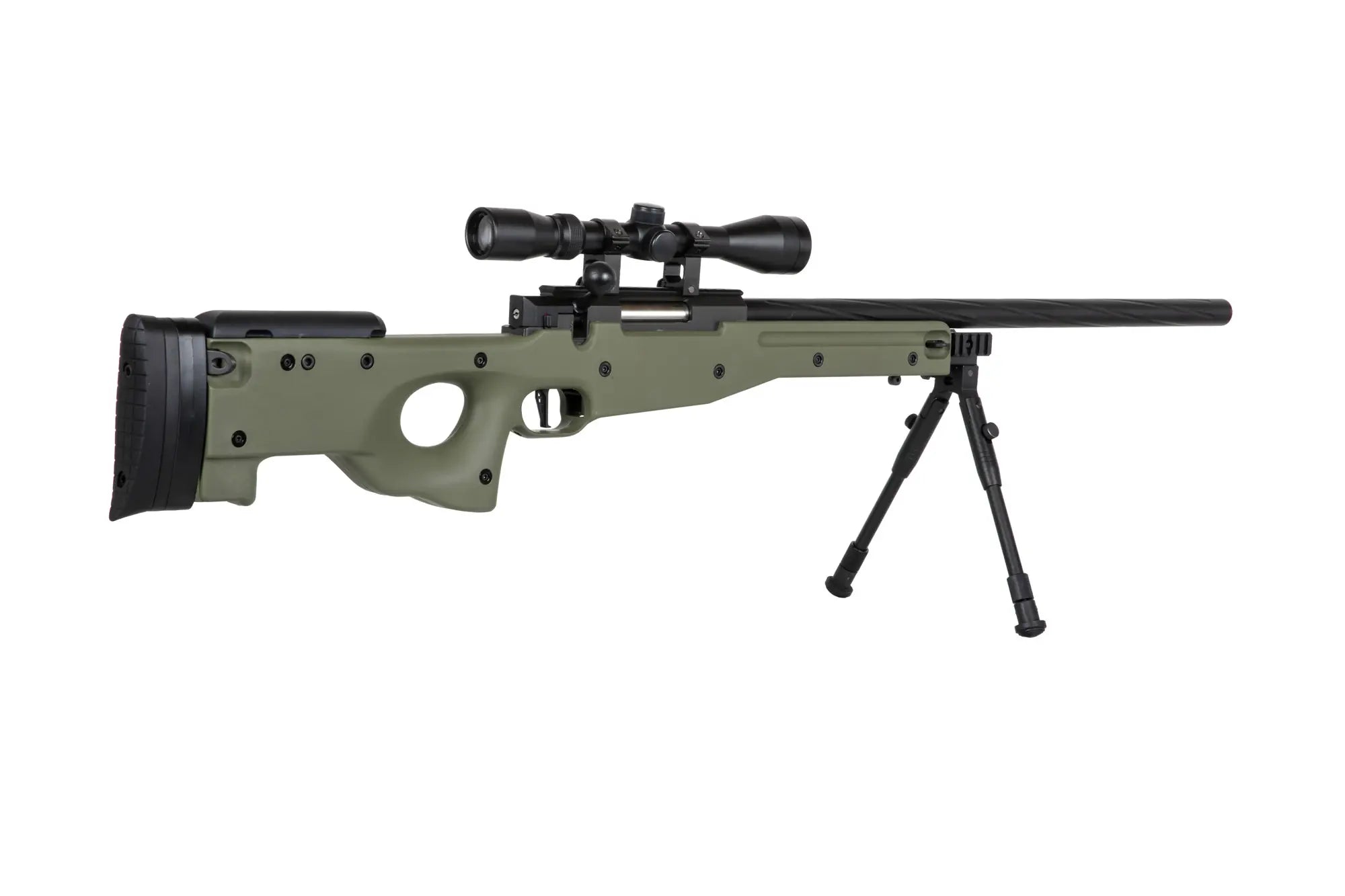 SA-S11 sniper rifle with scope and forelegs - olive