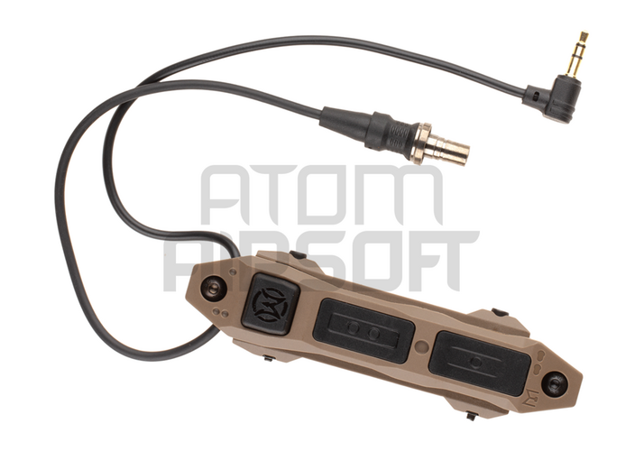 Extended Push Button Switch with Locking Setting (SF ML & 3.5mm) - Tan