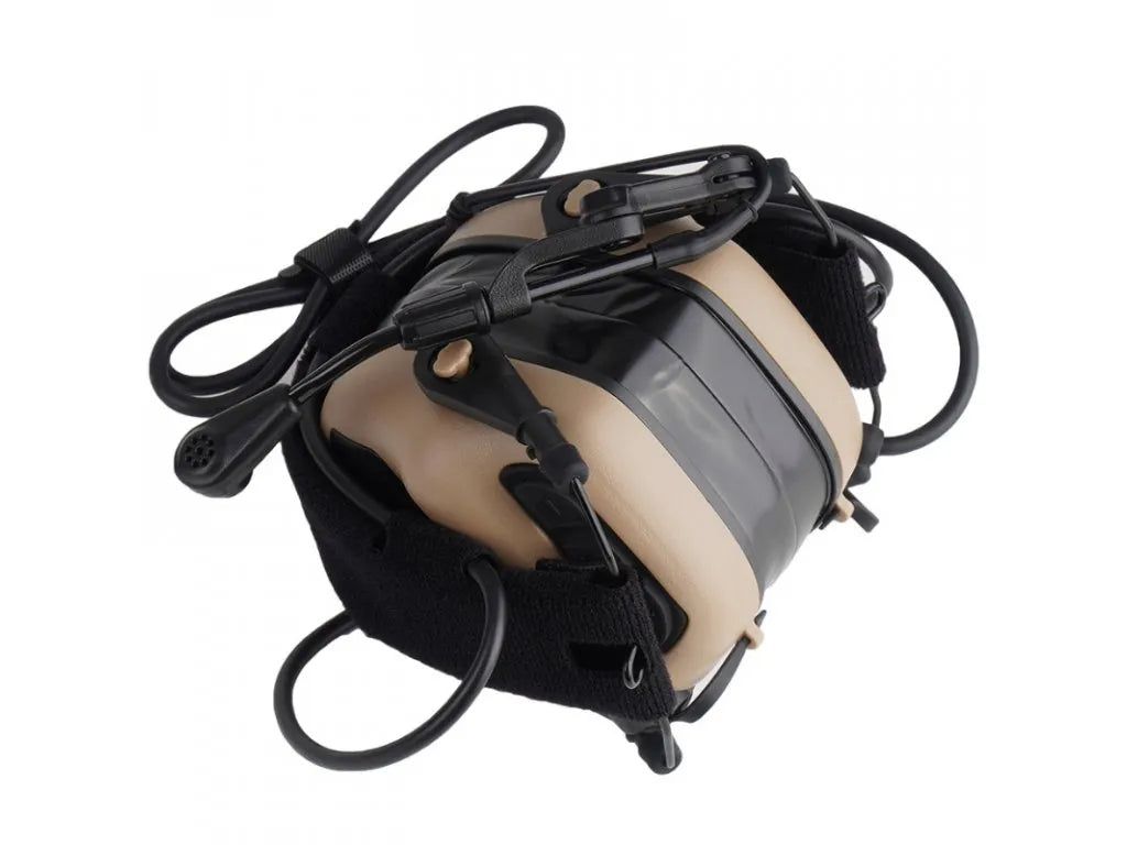 M32 Plus active hearing protectors with speech microphone - black