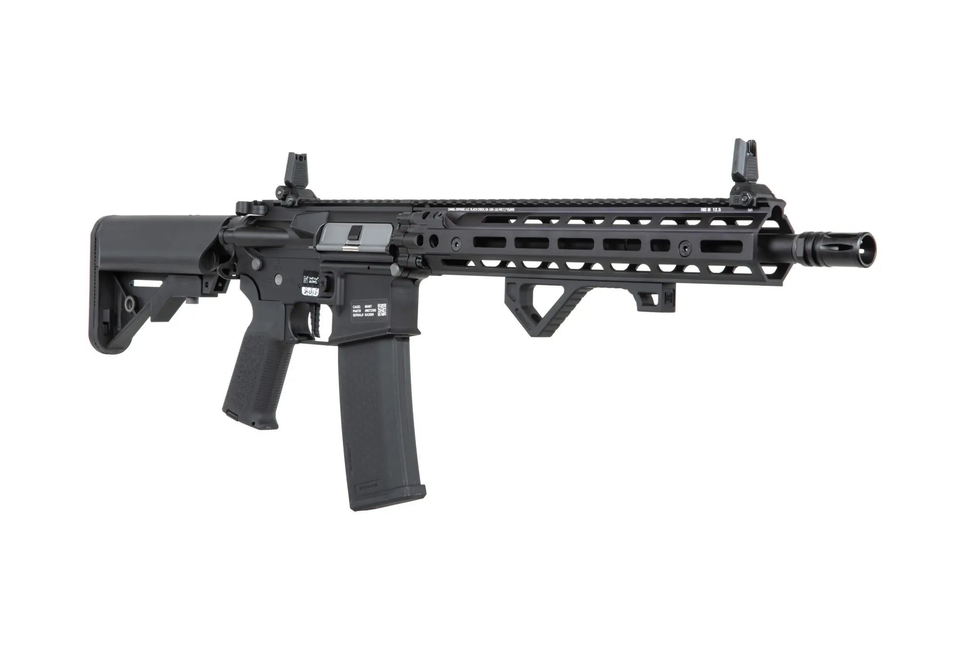 Daniel Defense RIS III 12.5” SA-P28 Prime™ HAL ETU with Brushless Motor - Black