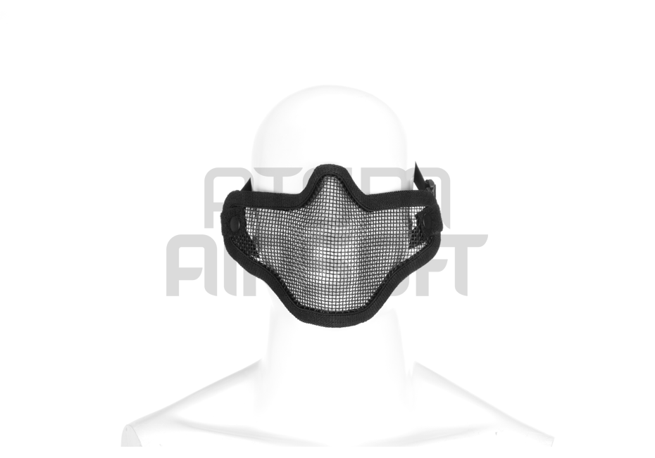 Lower face shield - black