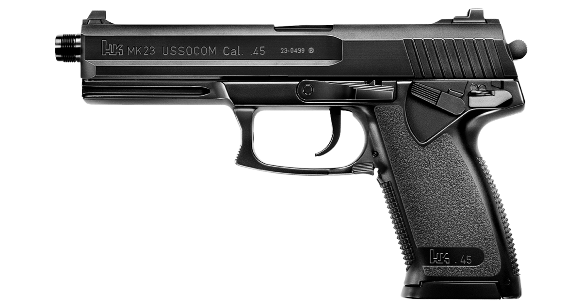 H&K .45 Socom MK23 High Grade, hop-up, bow pistol