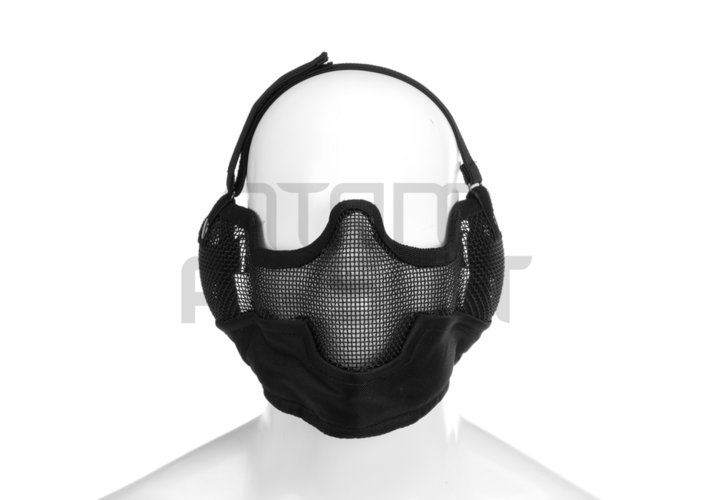 Full face shield - black