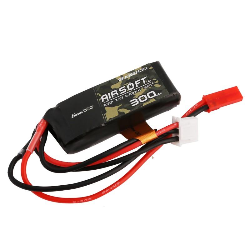 Ace LiPo battery 7.4V 300mAh 2S/35C, JST/HPA compatible