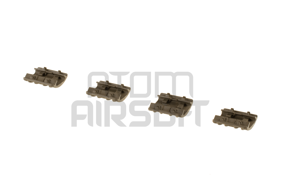 XTM Enhanced Rail Panel, Rail Armor - Dark Earth