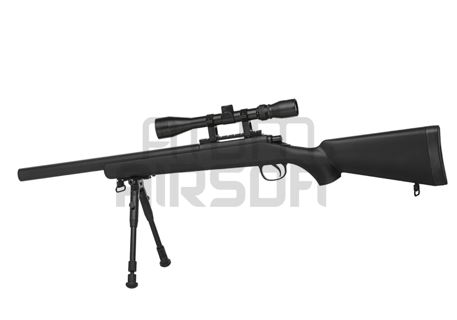 MB-02 sniper rifle with scope and front legs