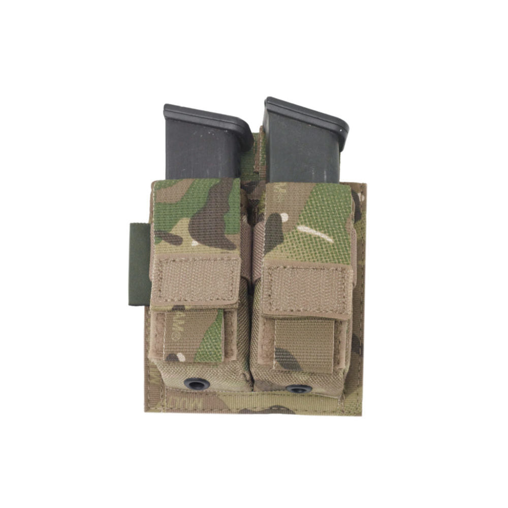 Elite Ops 9mm pistol double magazine pouch - MultiCam