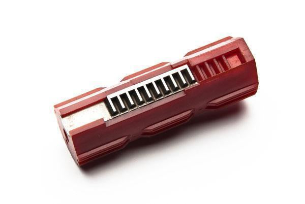 Extreme Toughness reinforced piston, 10 steel teeth (red)