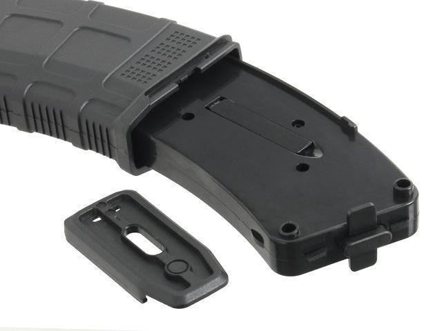 AK DMAG polymer variable-cap magazine, 30/135 rounds - black