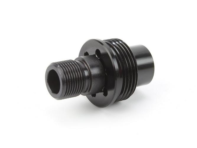 Well MB01, 04, 05, 06, 13 outer barrel end cap and suppressor adapter