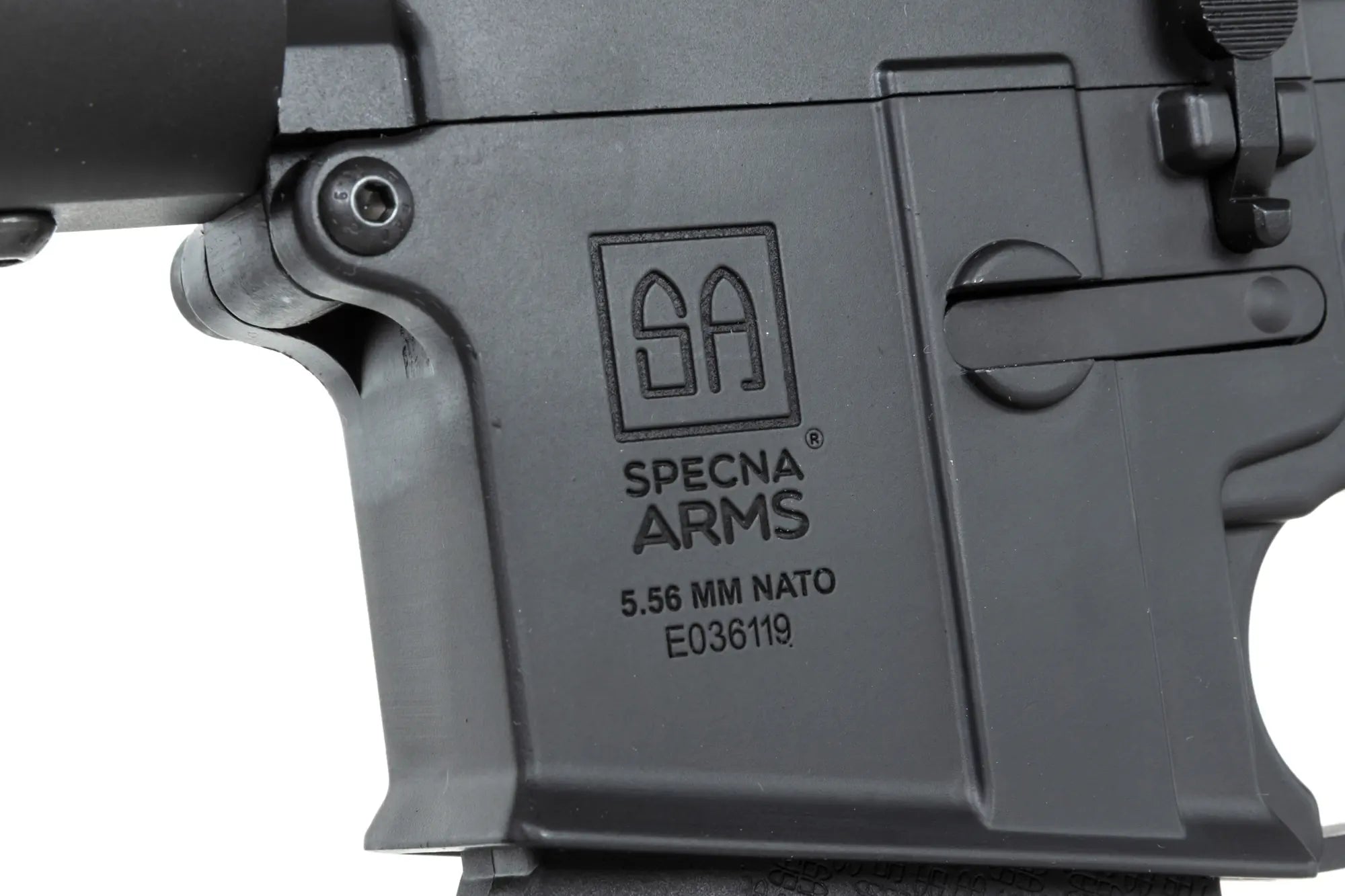 Specna Arms RRA SA-P12 PRIME™ HAL™ ETU electric gun with brushless motor, light-ops stock