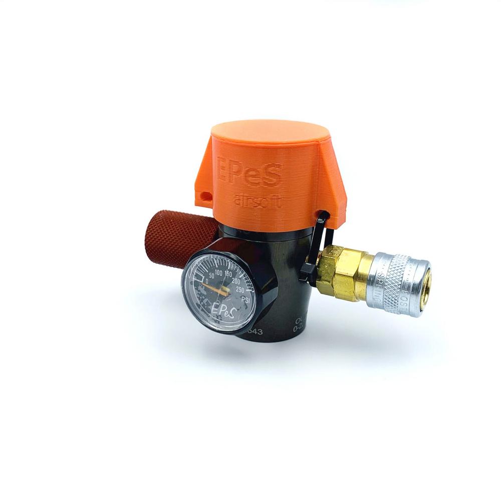 Max Flow Tournament Lock, tournament lock 3D printed - orange