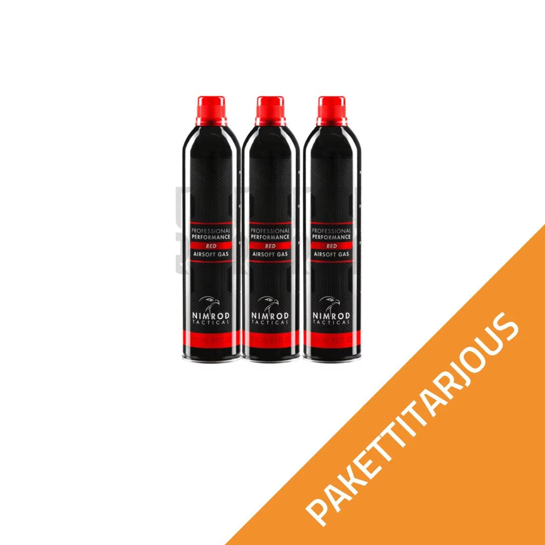 3x Red Gas kaasu, 174PSI