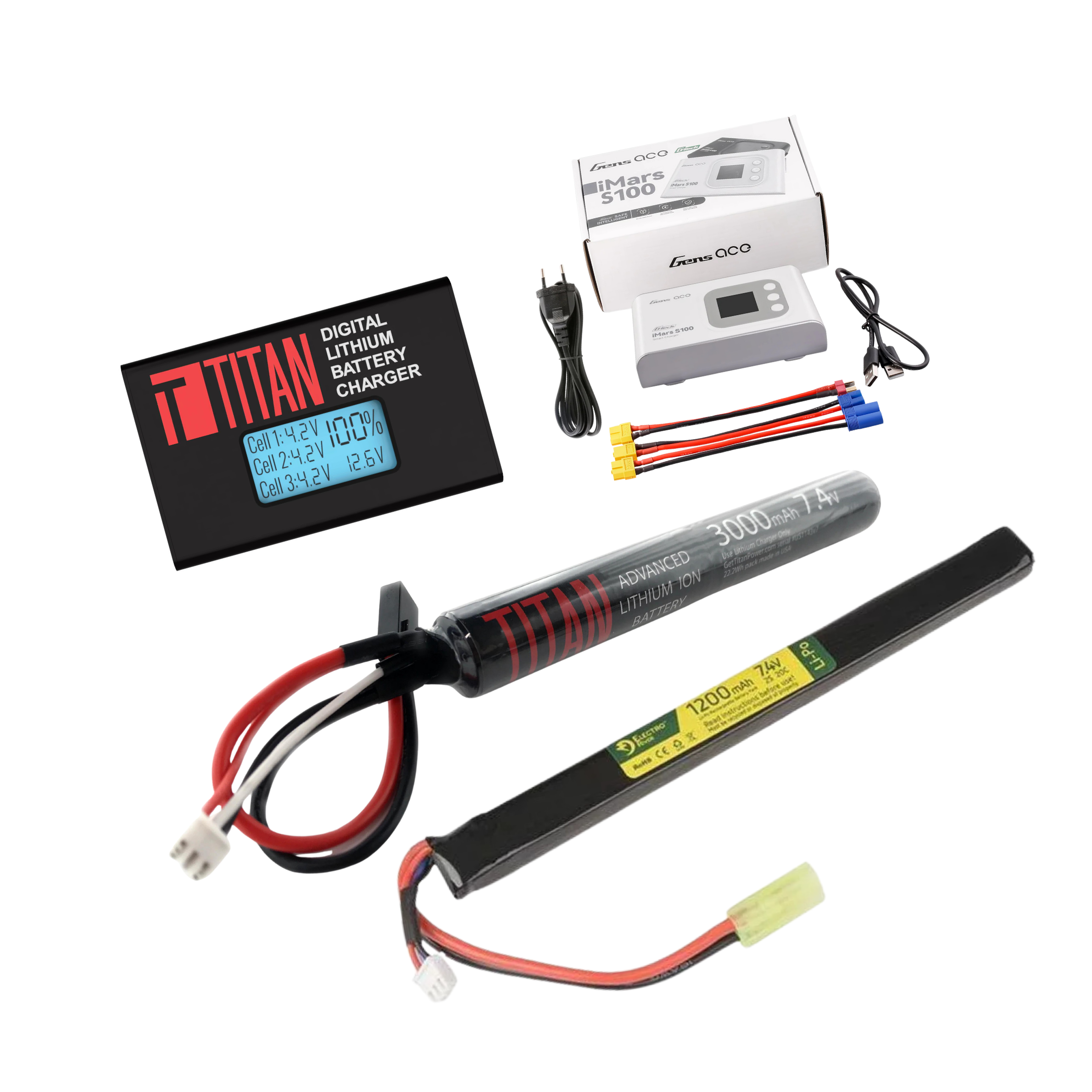 Batteries and chargers