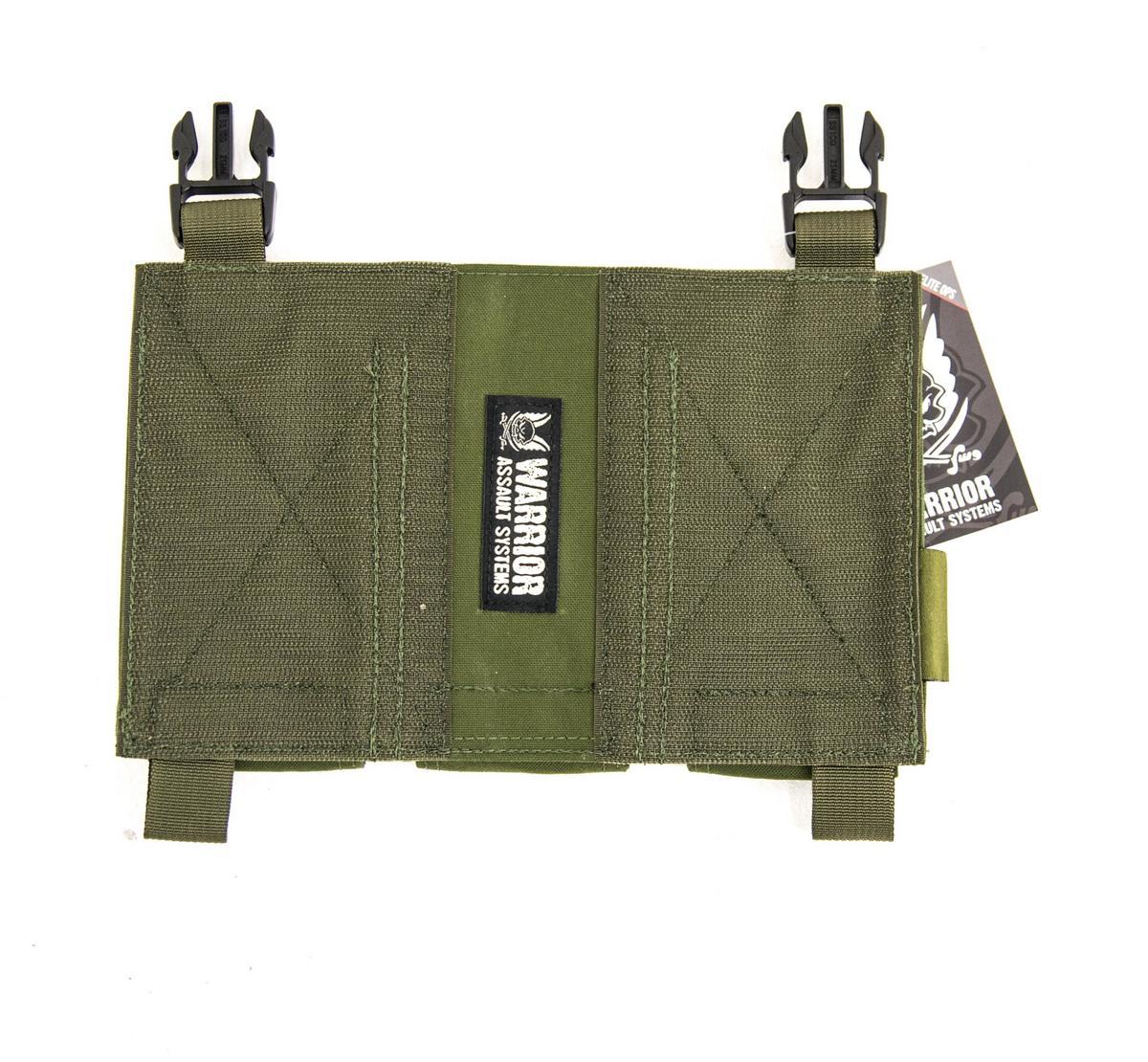 Assault System Elastic removable front panel, 3 magazine pockets - OD