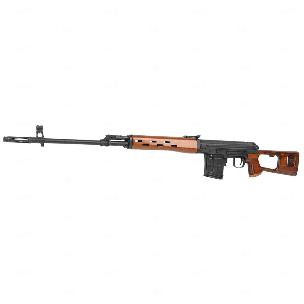 SVD AEG ETU sniper rifle, real wood