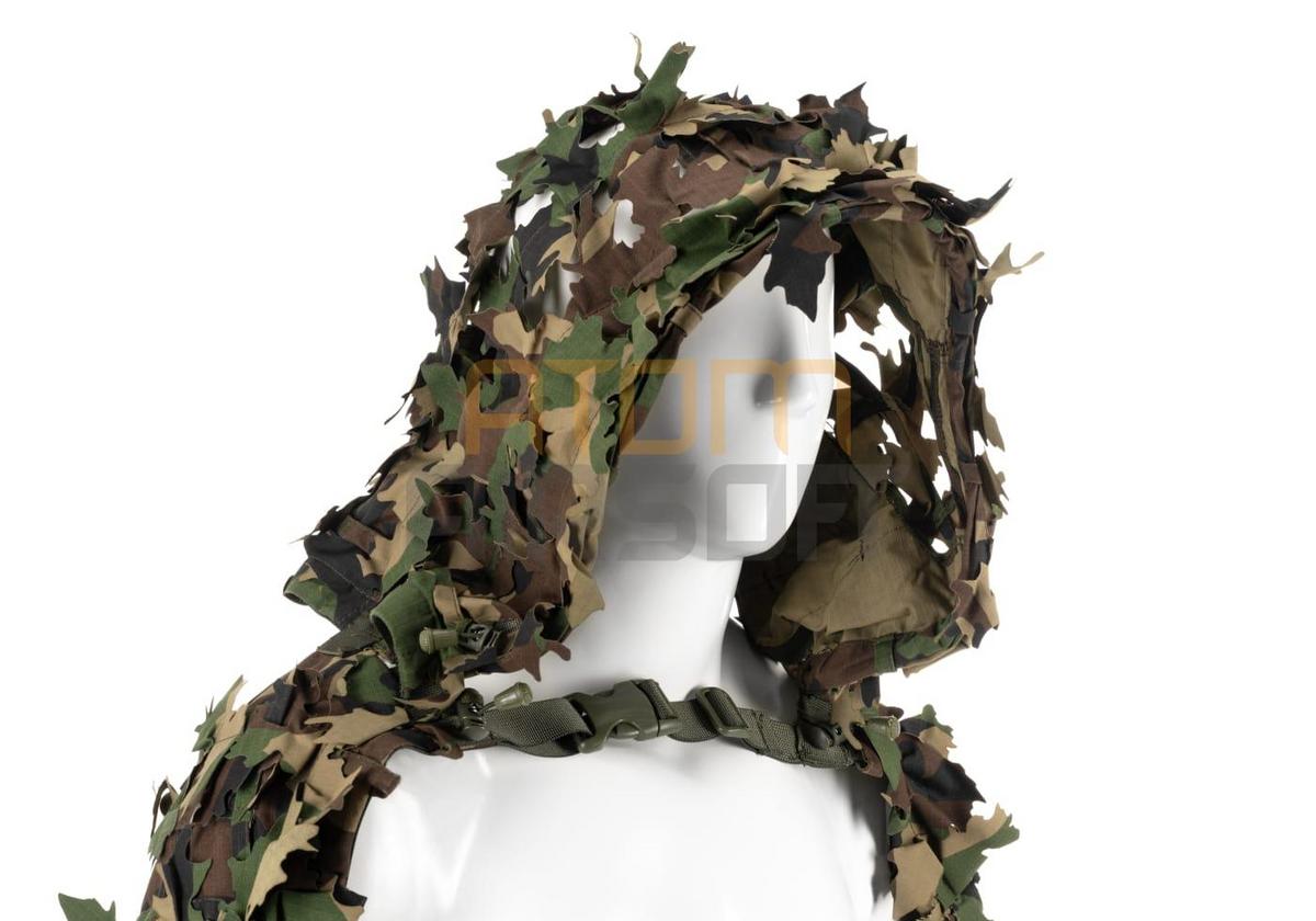 Sniper Bolero, camouflage cape - Woodland