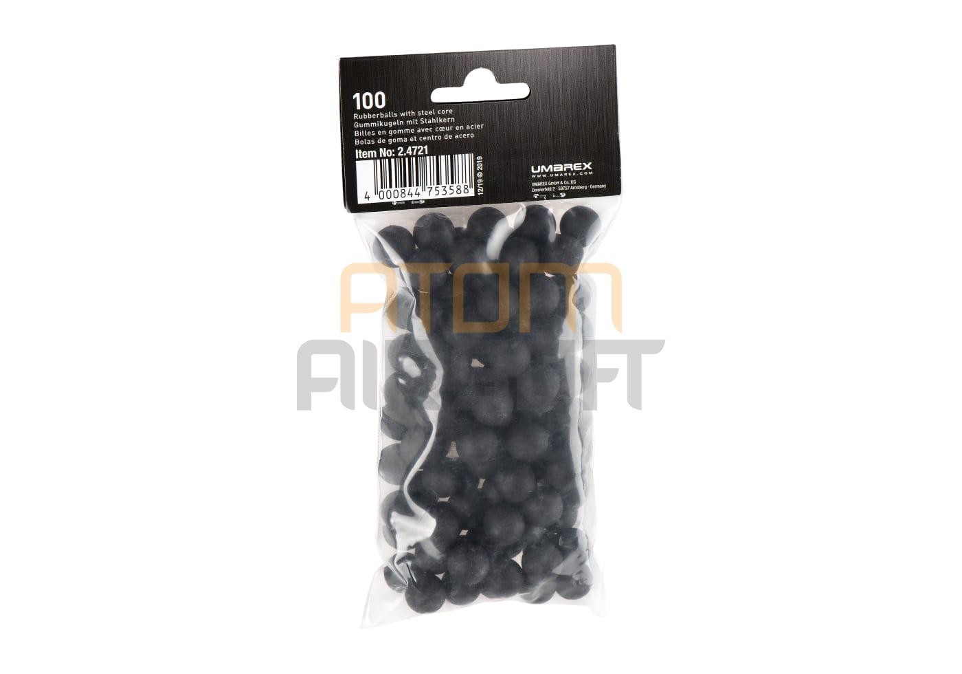 T4E RB RBI steel rubber ball .50cal, 100 pcs