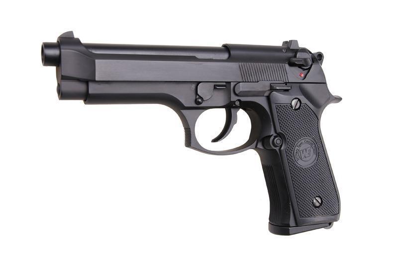 M92 CO2 gas pistol, full metal - black