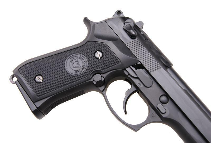 M92 CO2 gas pistol, full metal - black