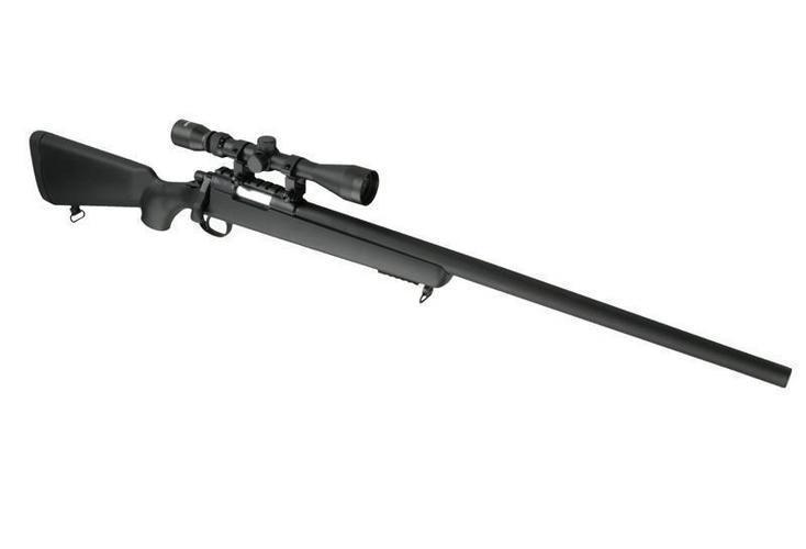 MB03C bolt-action sniper rifle with scope - black