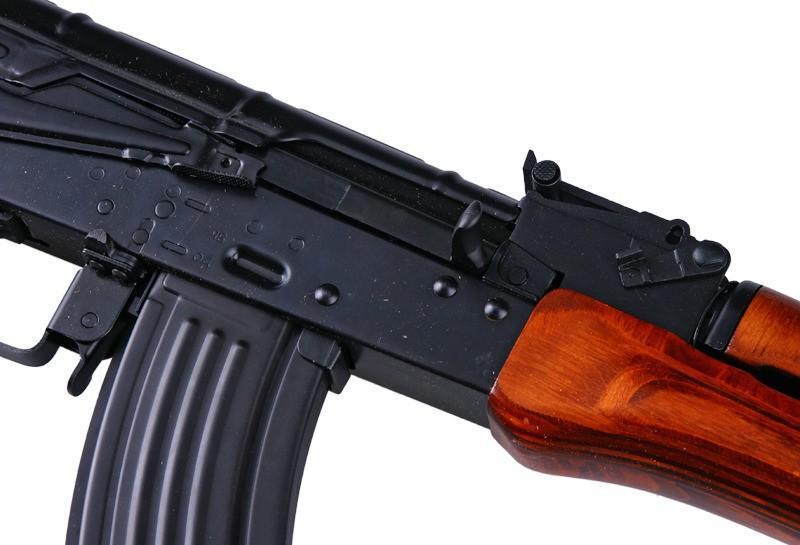 LCKM AEG electric gun, real wood