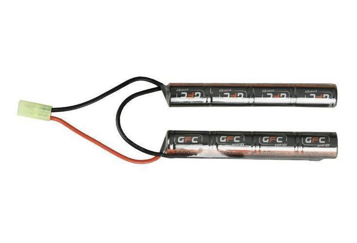 Energy NiMh 1600mAh 9.6v, 2-piece "nun-chuck" crane battery, mini connector