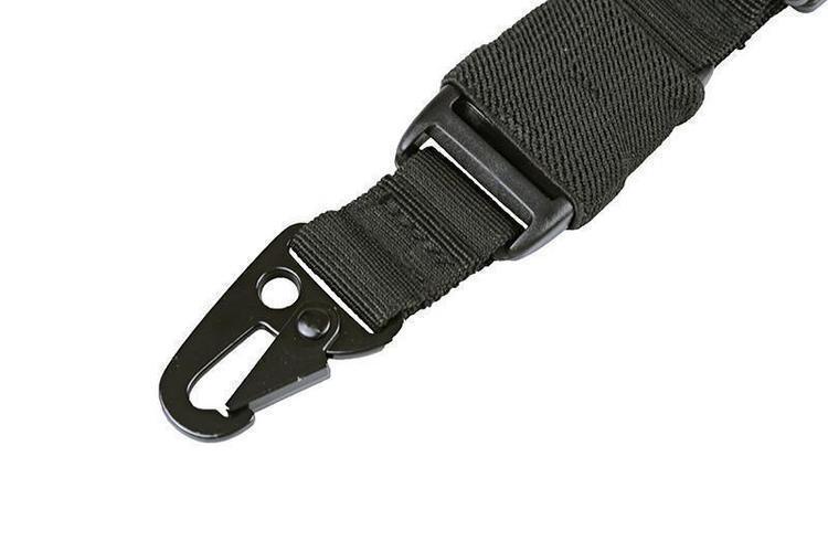 Flexible 1-point sling with quick release - black