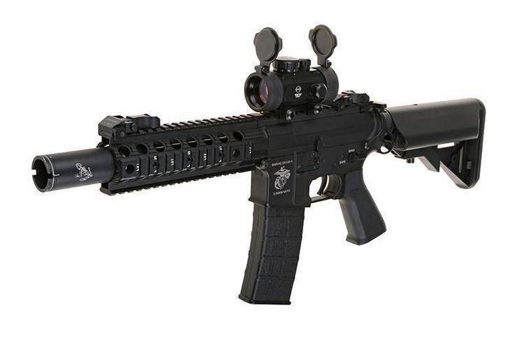 1x30 punapistetähtäin - musta