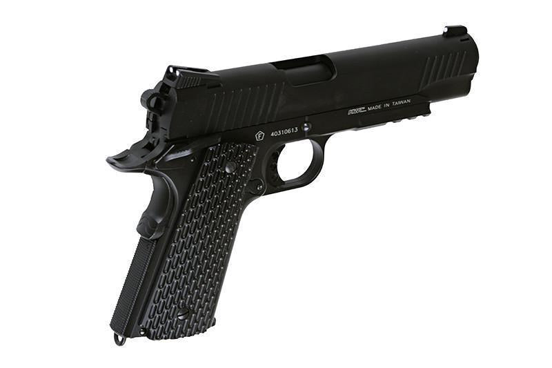 M1911 TAC CO2 GBB pistol, full metal - black