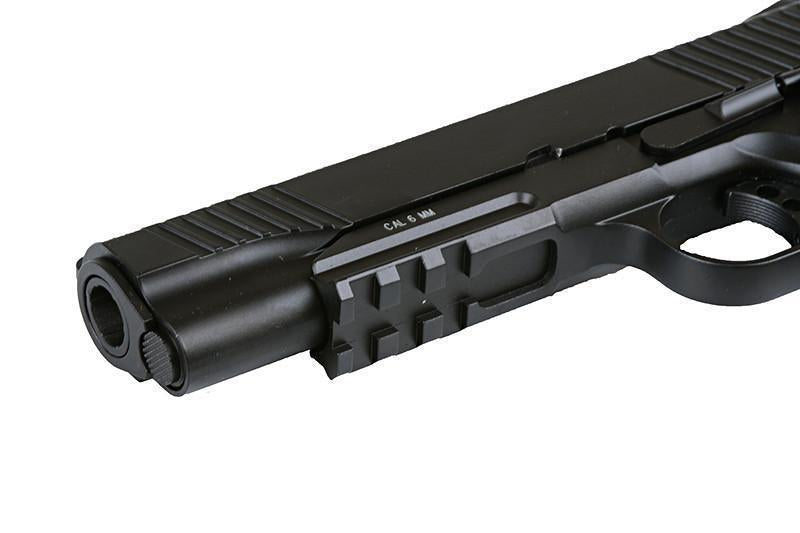M1911 TAC CO2 GBB pistol, full metal - black